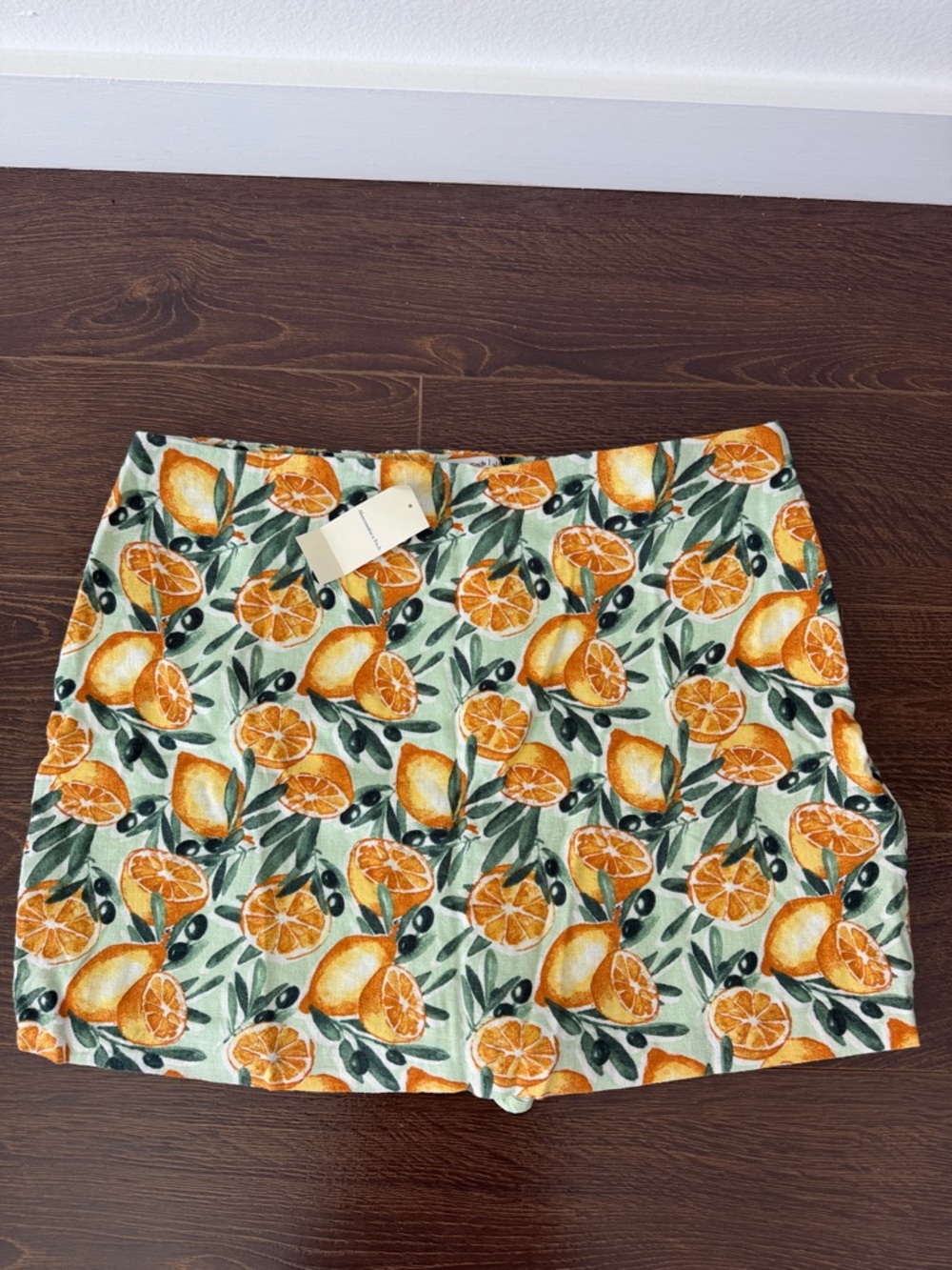 Abercrombie Linen Lemon Skirt